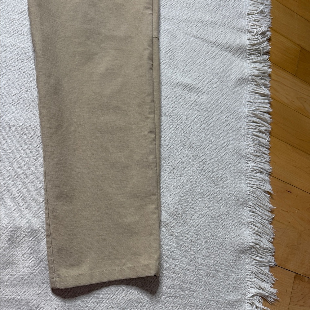 Lululemon Men’s ABC 5 Pokcet Slim Fit Khaki Pants 33 Minimalist Neutral Office - Picture 3 of 9